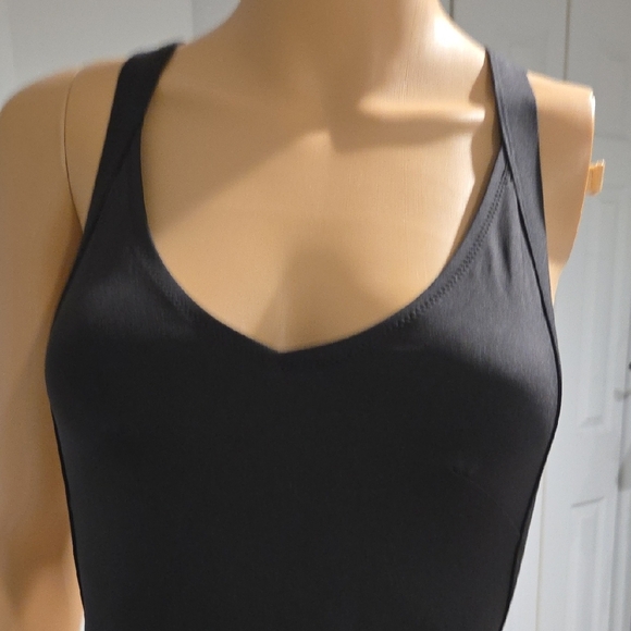 H&M Black One-Piece Swimsuit Scoop Neckline - Picture 5 of 5